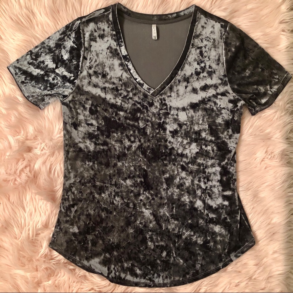 Z Supply Velvet Blue Gray T Shirt